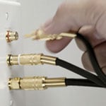 Audio Cable Wall Outlet Port, TV Antenna Repairs